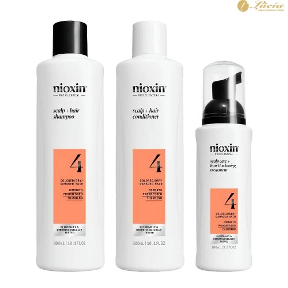 Nioxin - Kit Sistema 4 cabelo com coloração com perda de densidade avançada 1