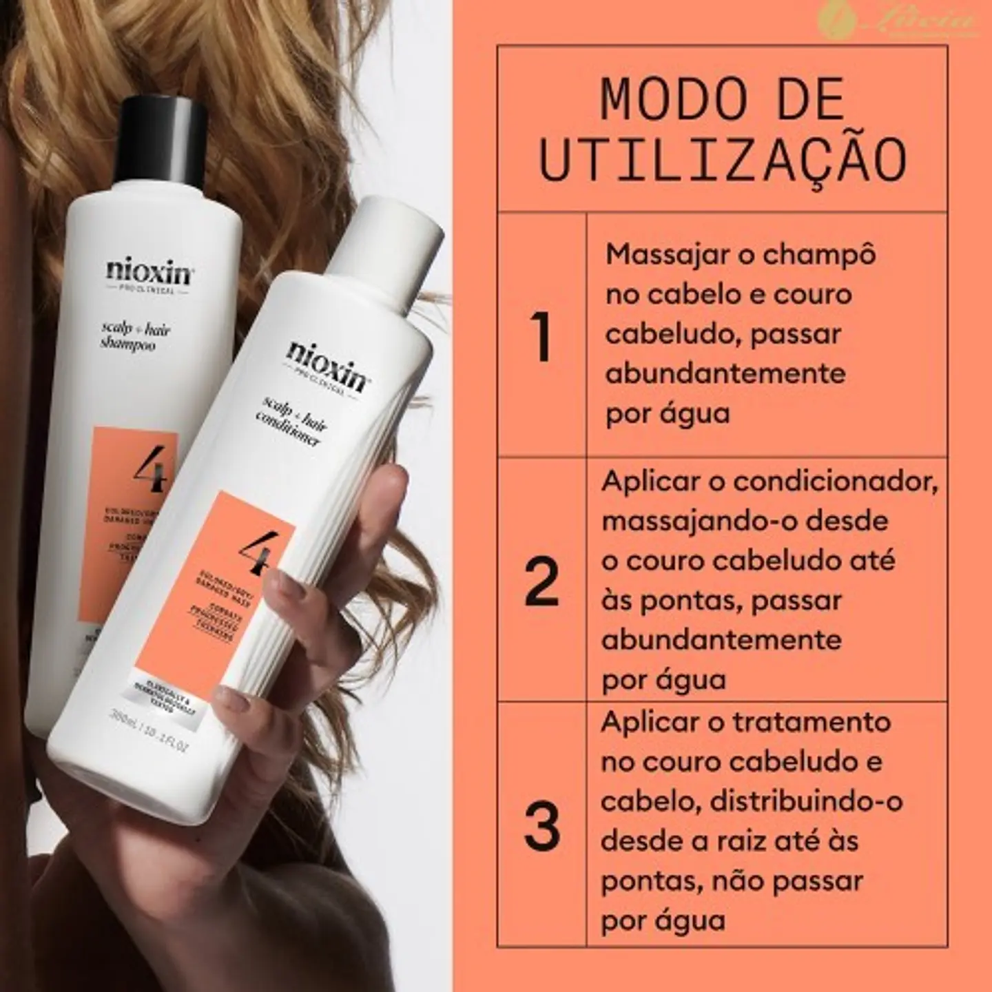 Nioxin - Kit Sistema 4 cabelo com coloração com perda de densidade avançada 6