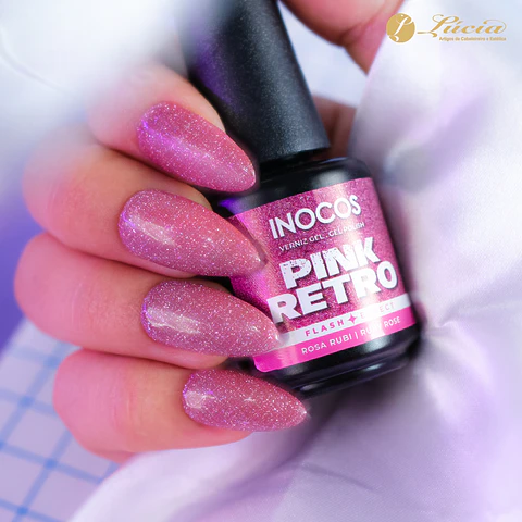 Inocos Verniz Gel - Pink Retro