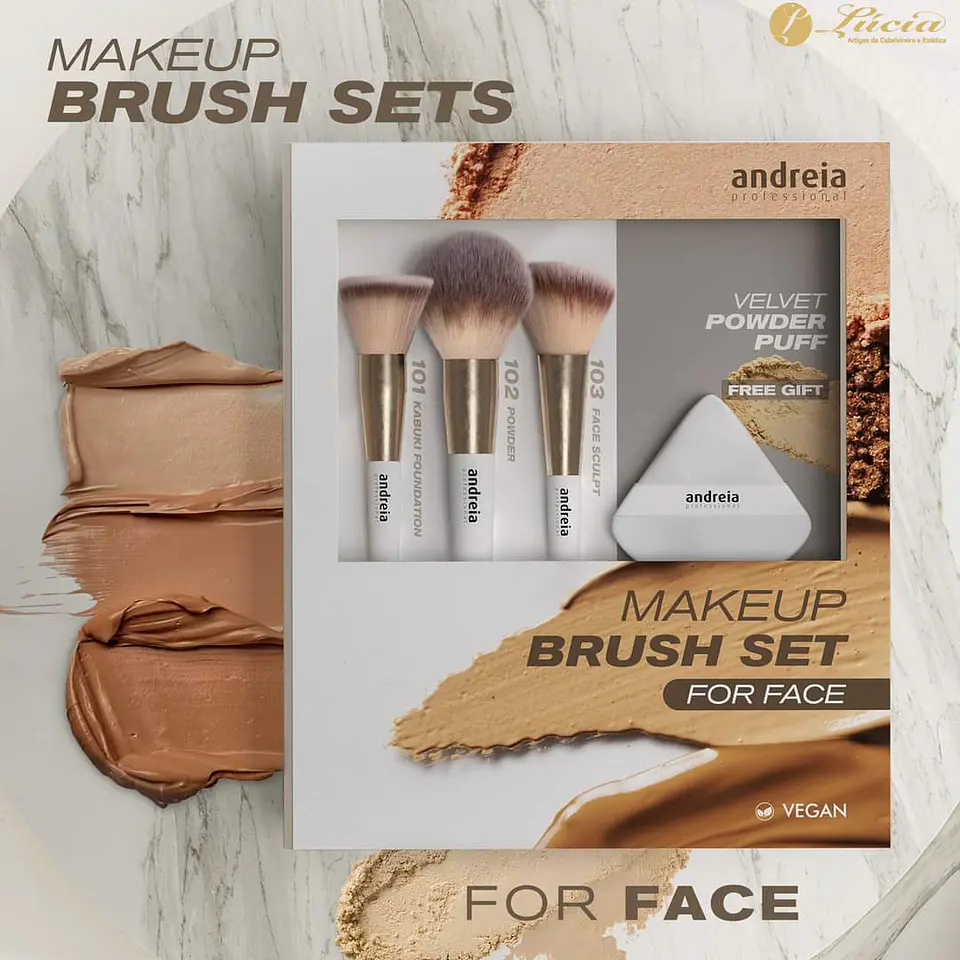 Kit maquilhagem - Make Up Brush Set For Face 1