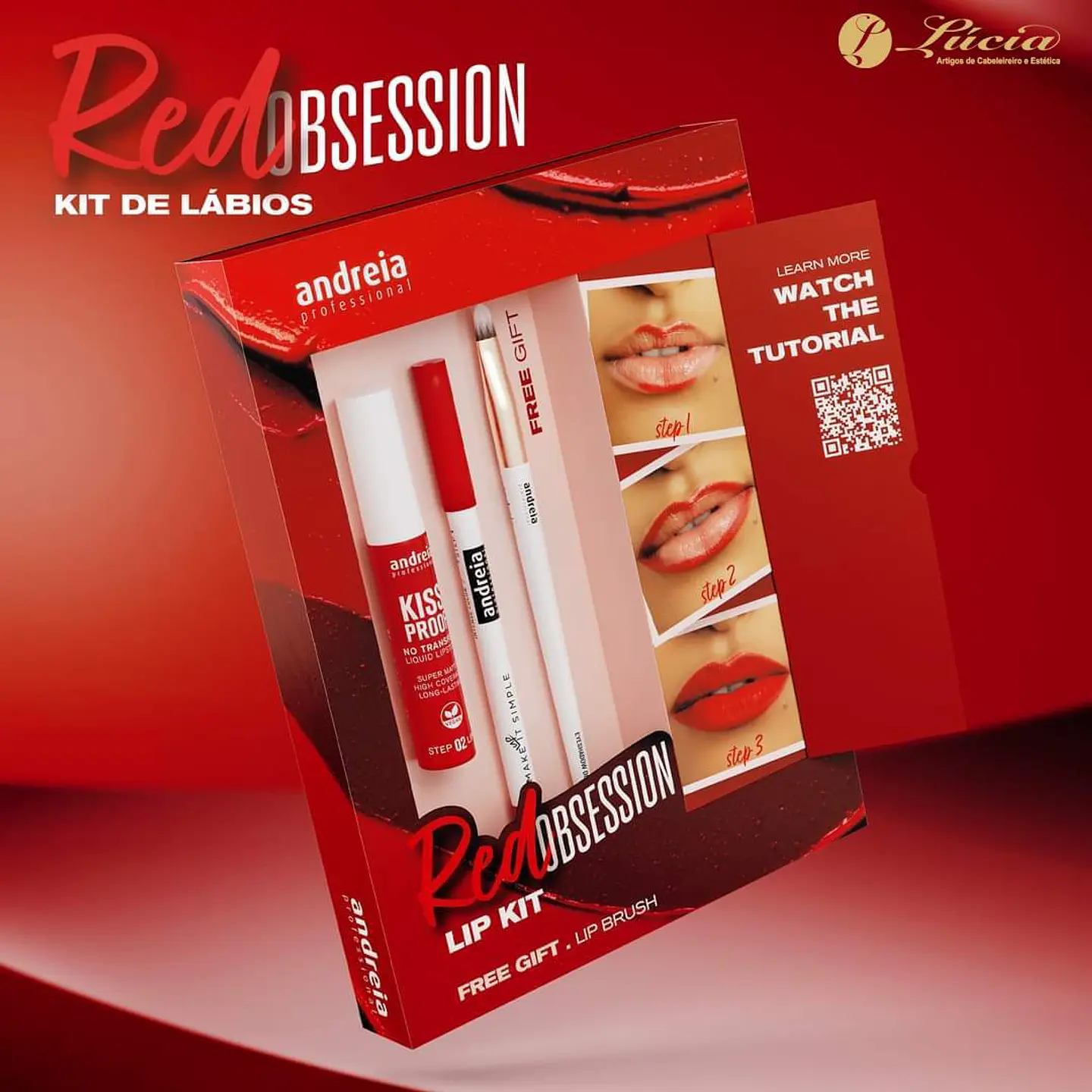 Kit maquilhagem - Red Obsession 1