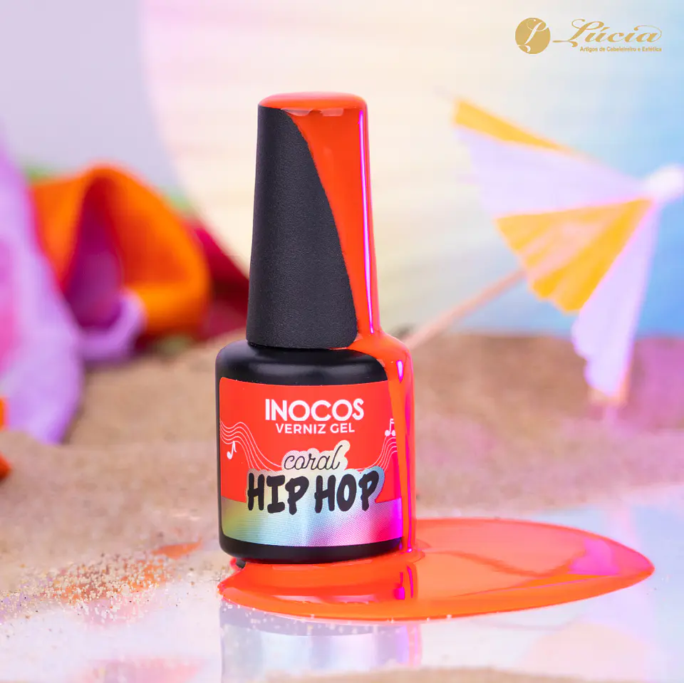 Inocos Verniz Gel - Coral Hip Hop 3
