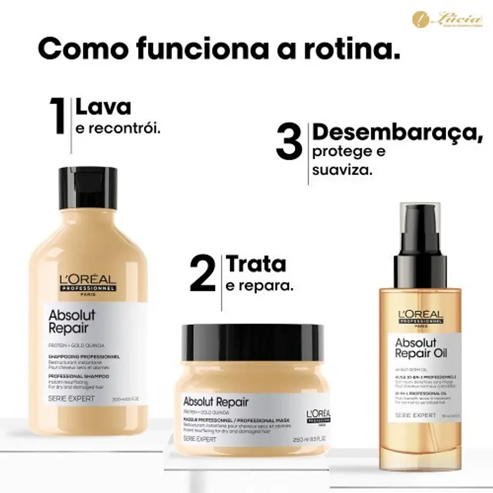 Coffret L'Oréal - Glacial Utopia - Absolut Repair Trio 2