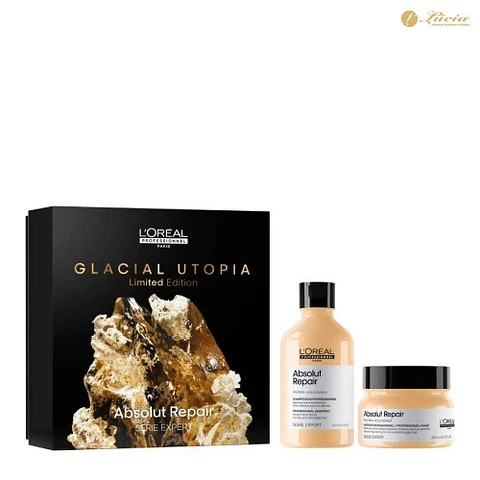 Coffret L'Oréal - Glacial Utopia - Absolut Repair Duo