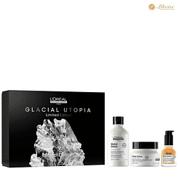 Coffret L'Oréal - Glacial Utopia - Metal Detox Trio