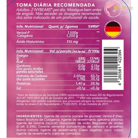 IvyBears Vibrant Skin 60 Gomas