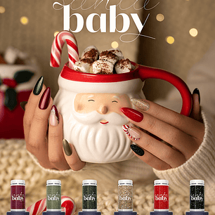 Andreia - Coleção Santa Baby - 6 cores verniz gel