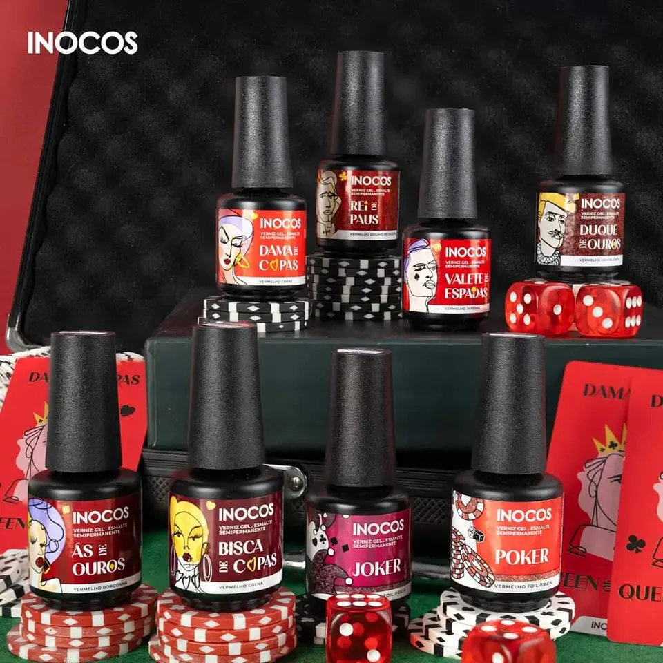 Coleção Inocos - 8 cores v. gel - Dama de Copas 1
