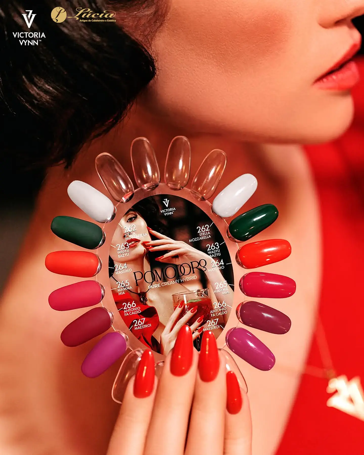 Victoria Vynn - Coleção POMODORO - 6 cores v.gel Pure  1