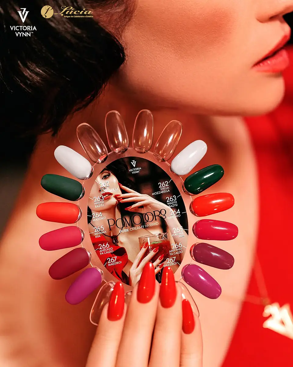 Victoria Vynn - Coleção POMODORO - 6 cores v.gel Pure  1