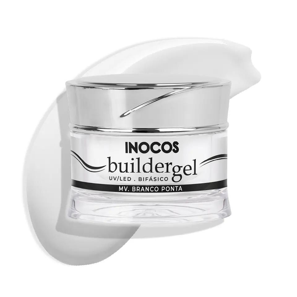 Builder gel Inocos Branco Ponta 30gr 1