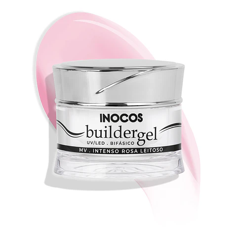 Builder gel Inocos Rosa Leitoso Intenso 50gr