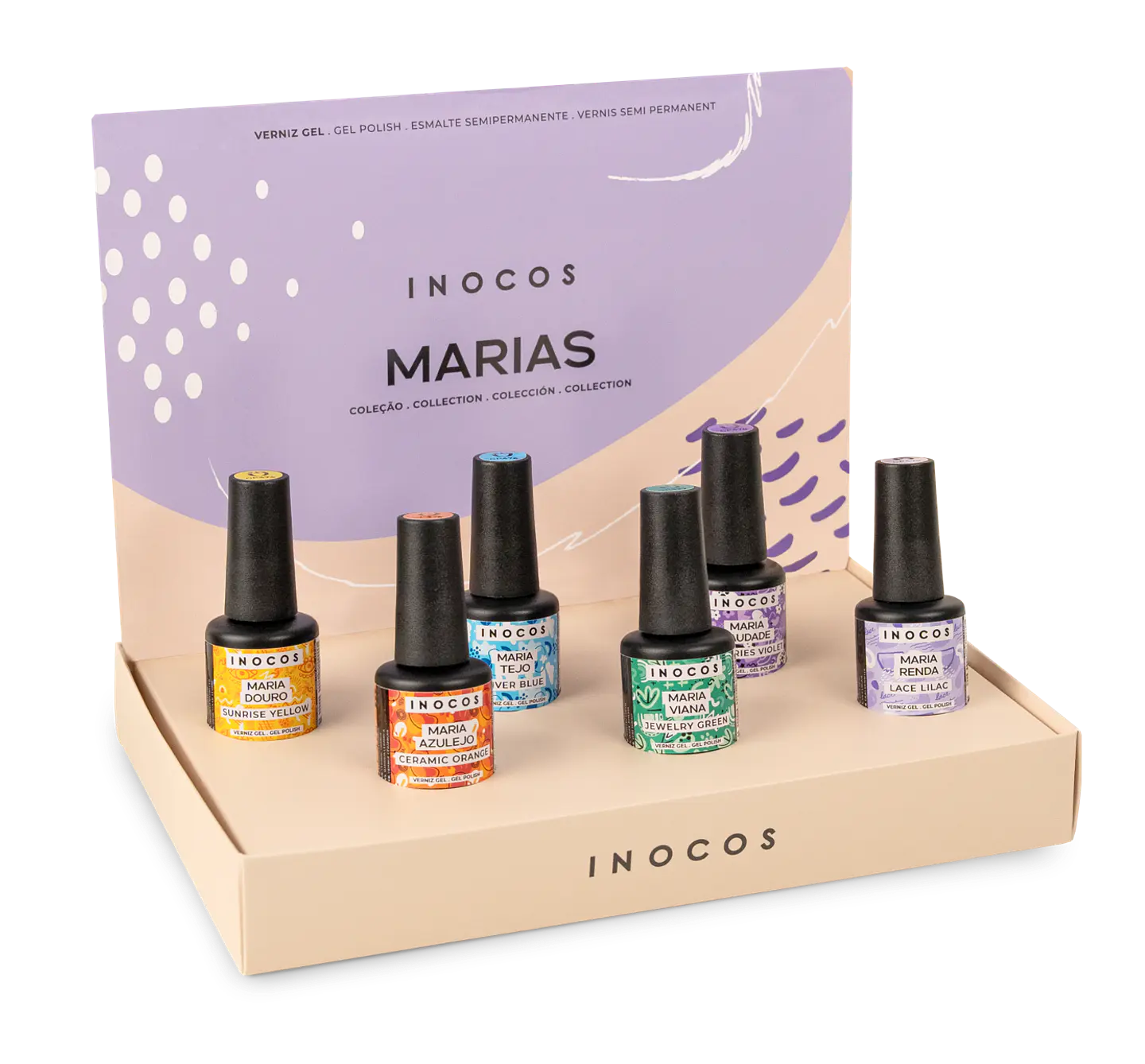 INOCOS - Coleção Marias - 6 verniz gel 1