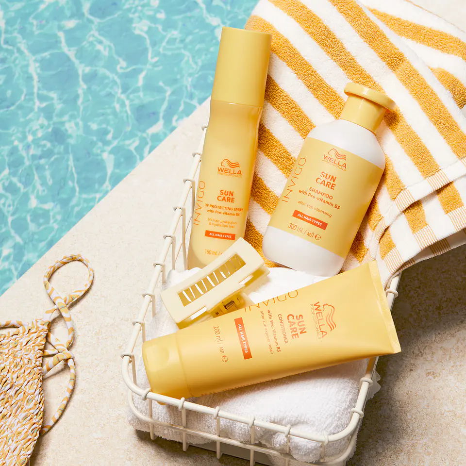 Kit Solar Wella Invigo Shampoo + Condicionador Express + Leave-in  2