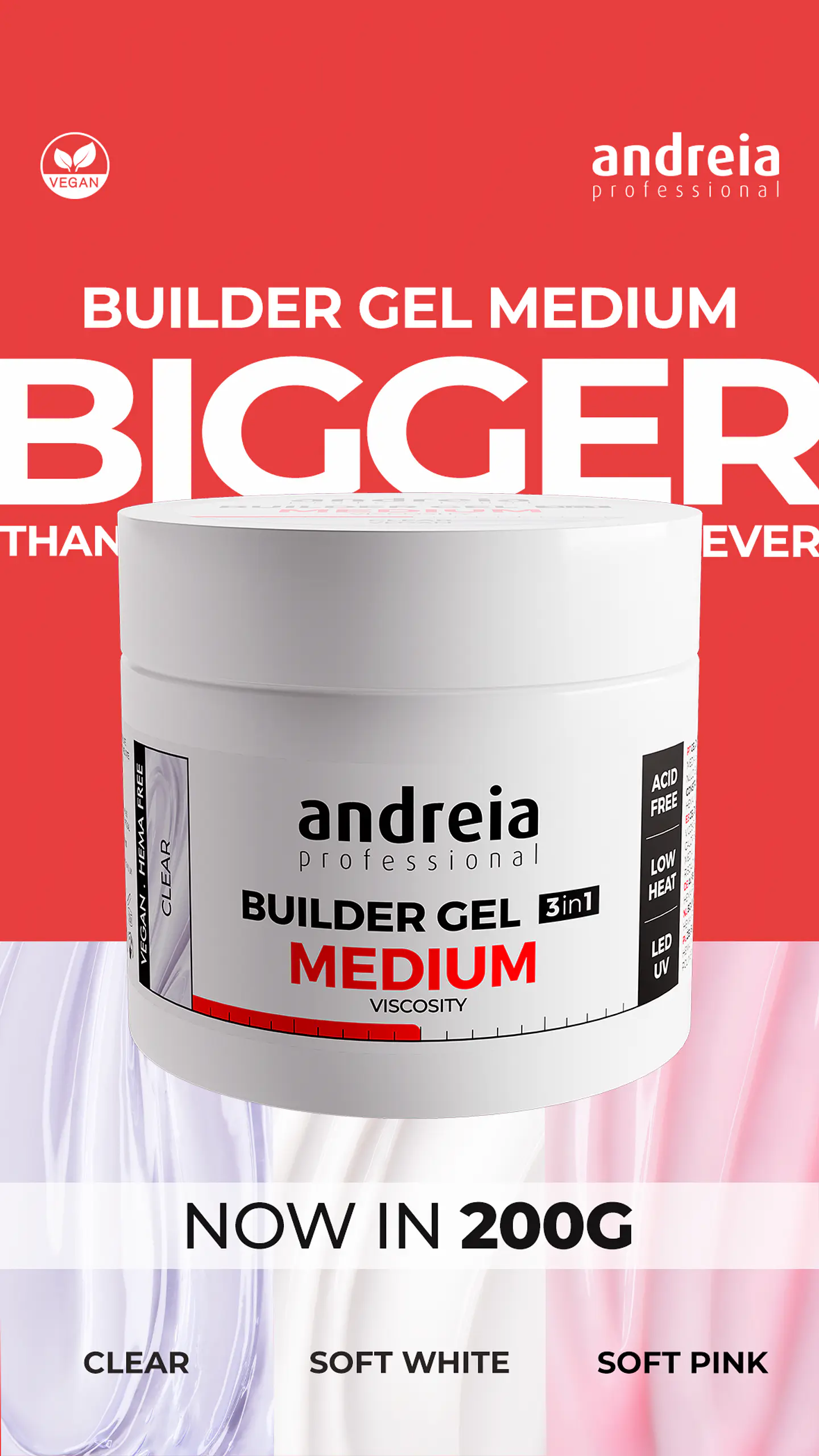 Andreia - Builder Gel 3in1 200gr 1