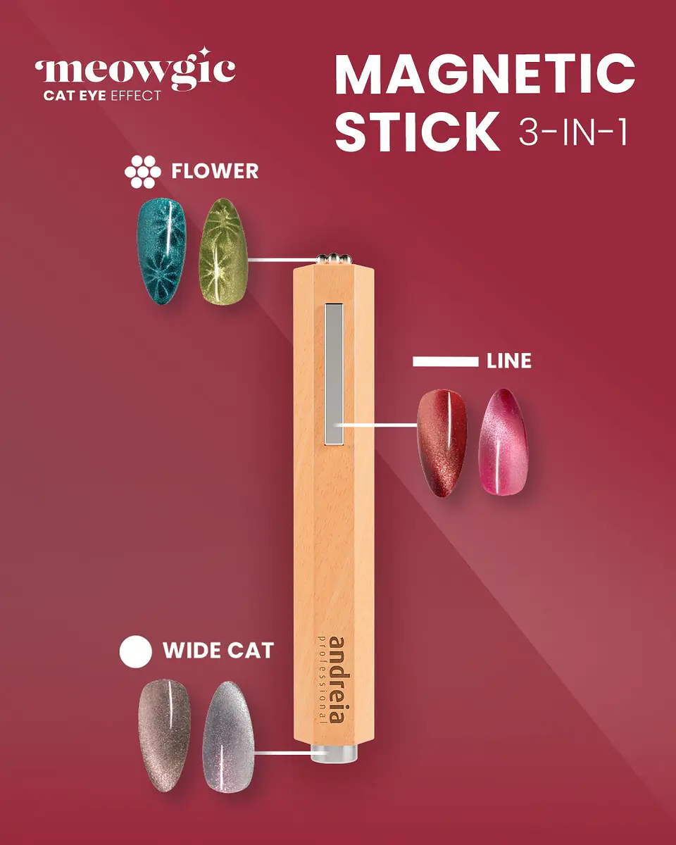 Coleção Andreia MEOWGIC 6 Cores V.GEL CAT EYE 4