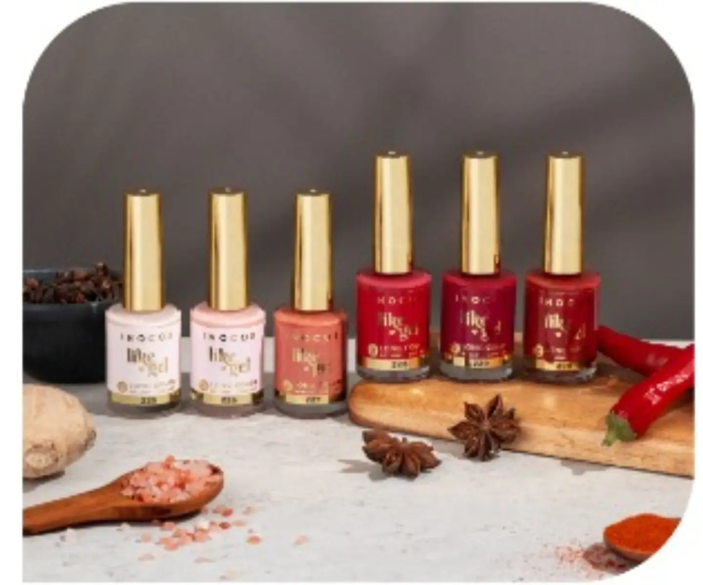 Inocos - Like Gel Coleção Natura Lovers SPICE EDITION  1