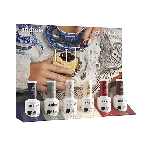 Andreia - Coleção TEA TIME - 6 cores verniz gel
