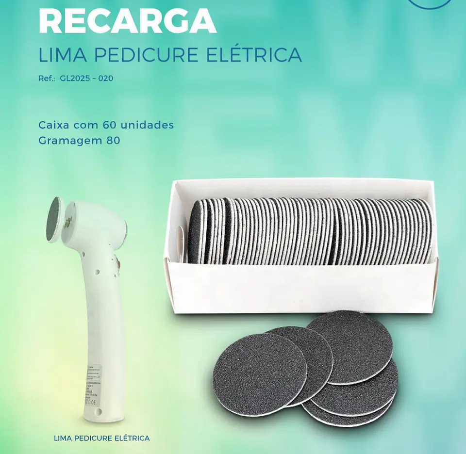 Recargas para Lixa Pedicure Elétrica Portátil 1