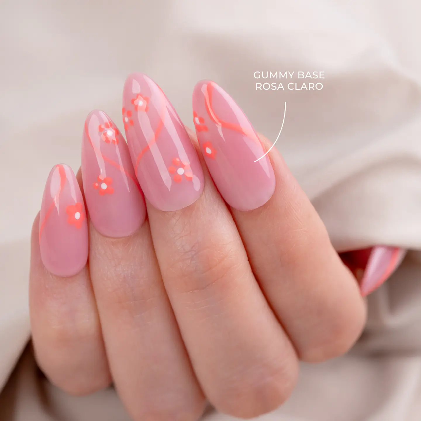 INOCOS Gummy Base 15ml - Rosa Claro 3
