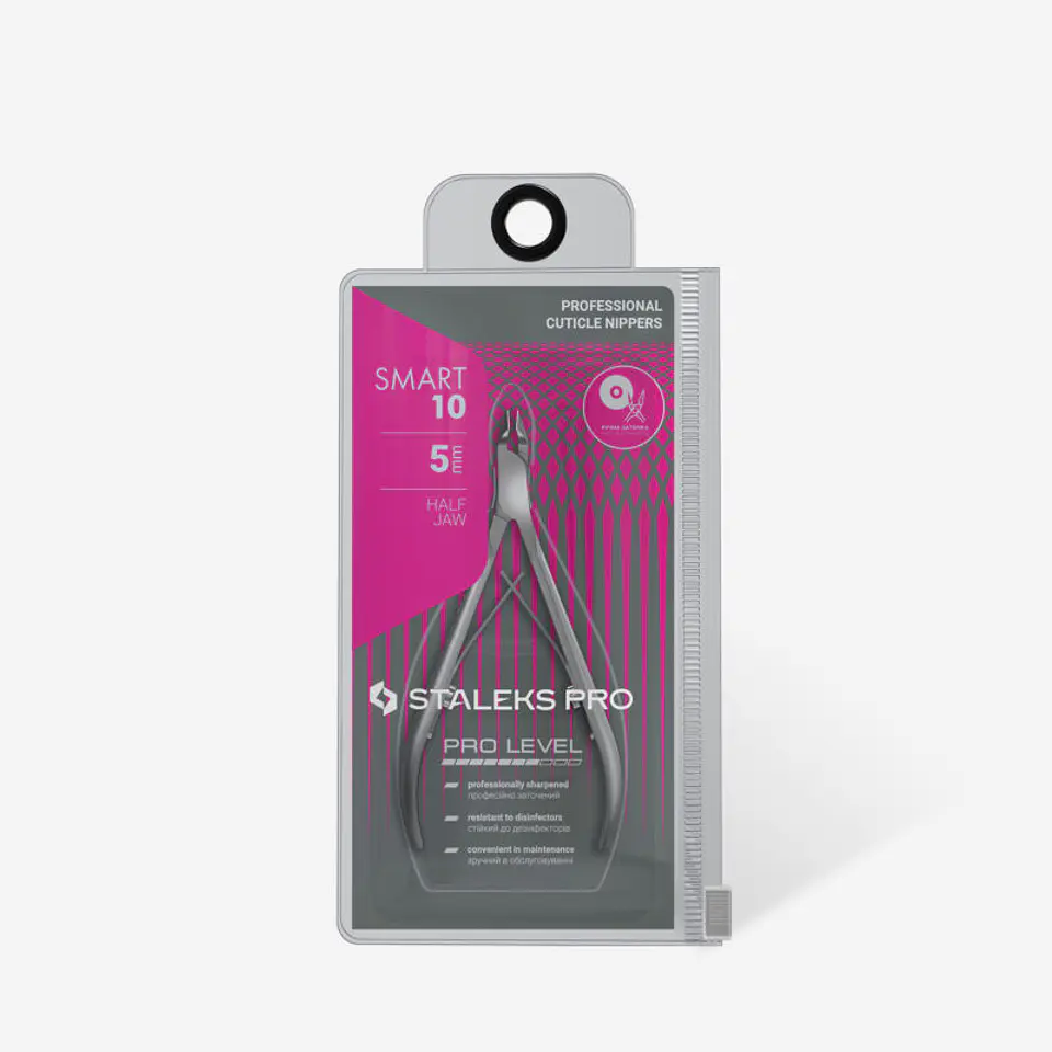 STALEKS - Alicate de Cutículas Profissional SMART 10 5mm 3