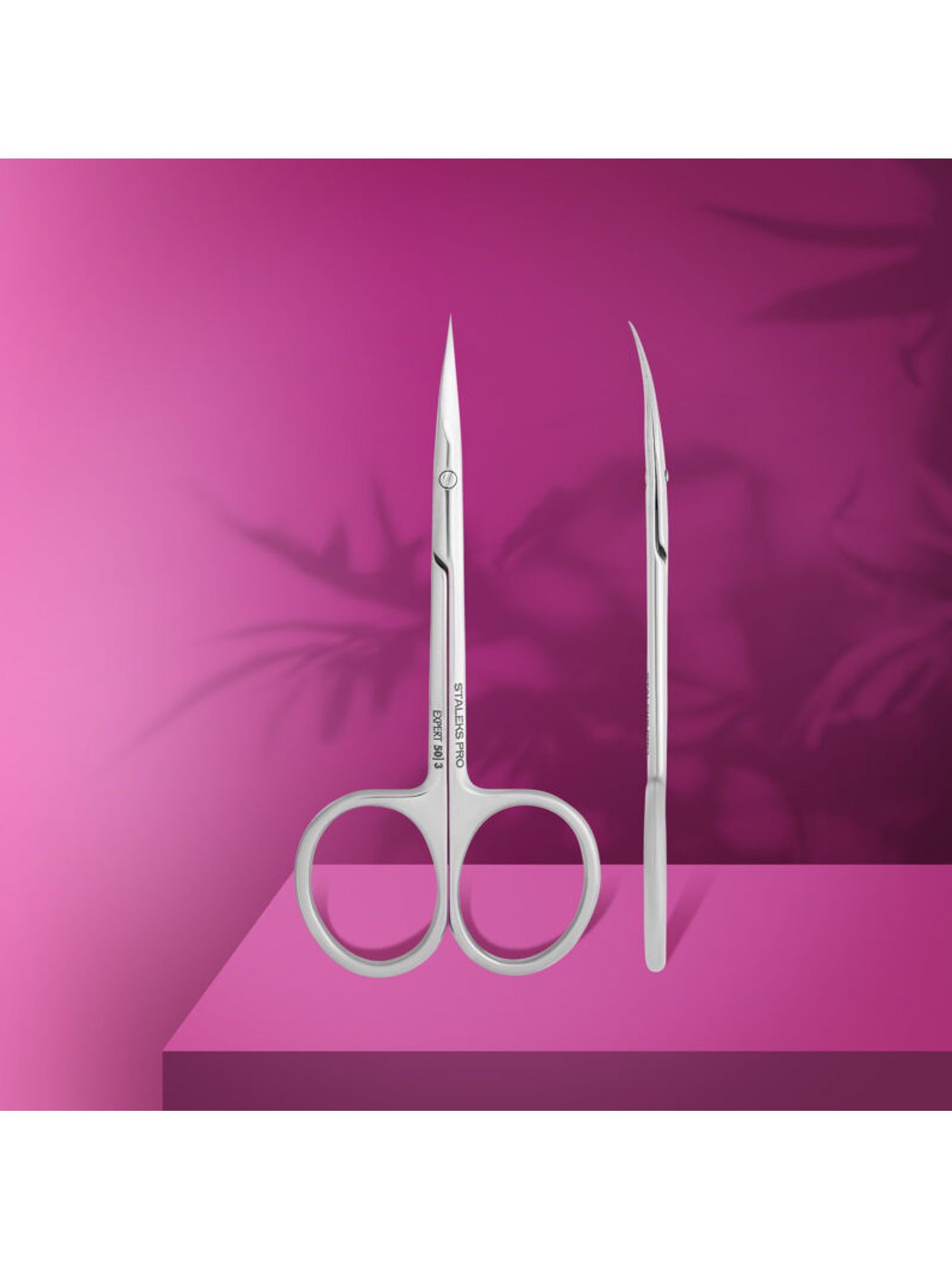 STALEKS - Tesoura de Cutículas Profissional EXPERT 50 tipo 3 1