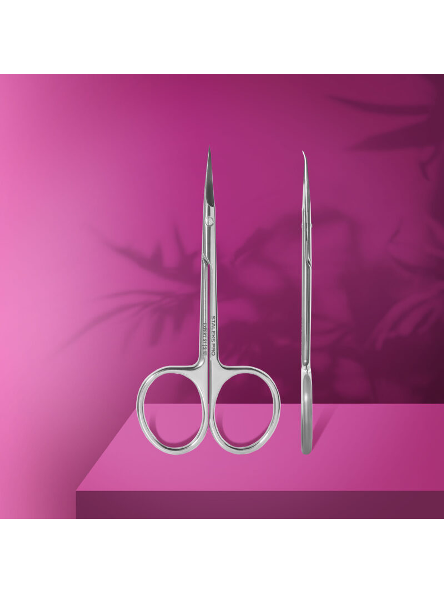 STALEKS - Tesoura de Cutículas Profissional com Gancho EXPERT 51 tipo 3 1