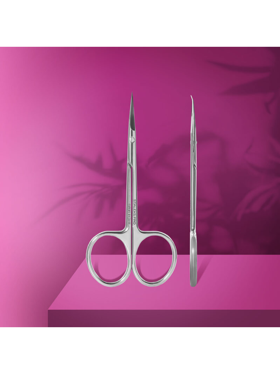 STALEKS - Tesoura de Cutículas Profissional com Gancho EXPERT 51 tipo 3 1