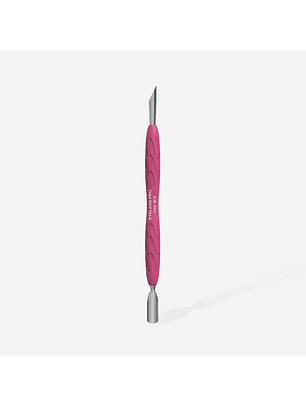 STALEKS - Empurrador de Manicure c/cabo em Silicone UNIQ10 tipo 2 - arredondado estreito e pau de laranjeira