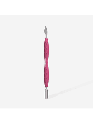 STALEKS - Empurrador de Manicure c/cabo em Silicone UNIQ10 tipo 3 - arredondado estreito e faca