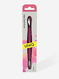 STALEKS - Empurrador de Manicure c/cabo em Silicone UNIQ10 tipo 3 - arredondado estreito e faca - Thumbnail 2