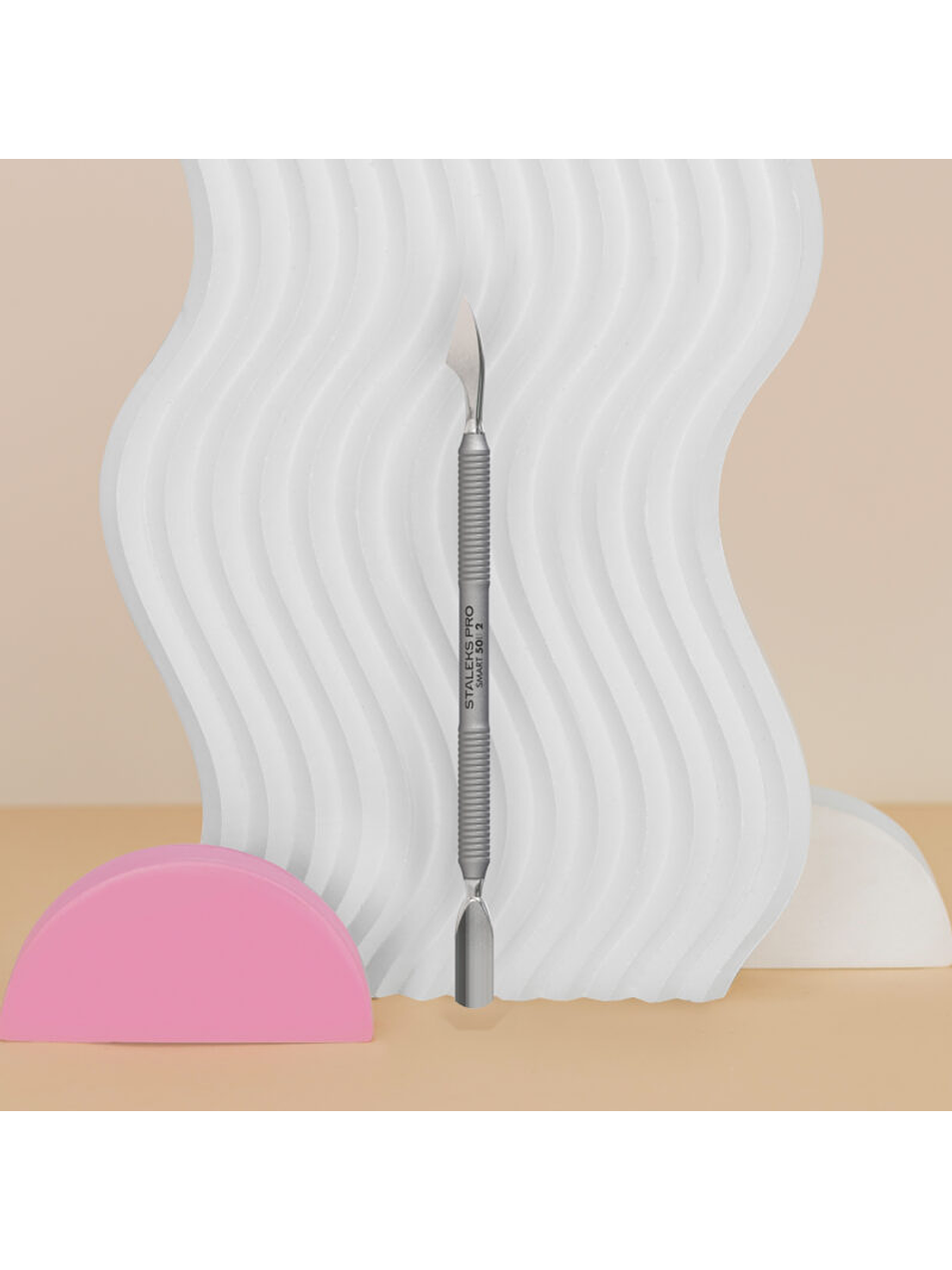 STALEKS - Empurrador de Manicure SMART 50 tipo 2 - arredondado estreito e faca 1