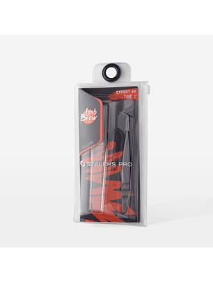 STALEKS - Pinça p/ Pestanas Profissional EXPERT 40 tipo 2 
