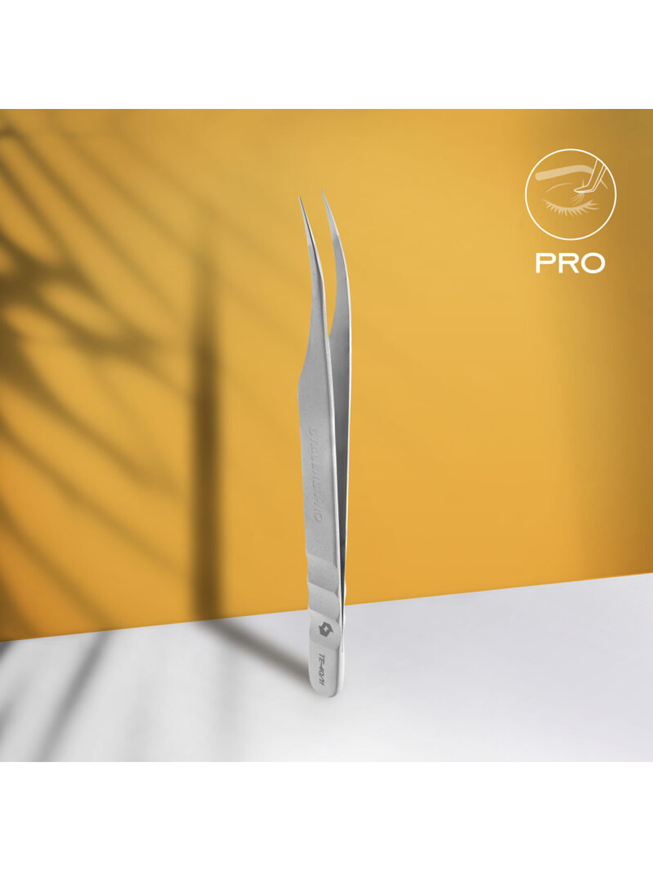 STALEKS - Pinça p/ Pestanas Profissional EXPERT 40 tipo 11 CURVA 1