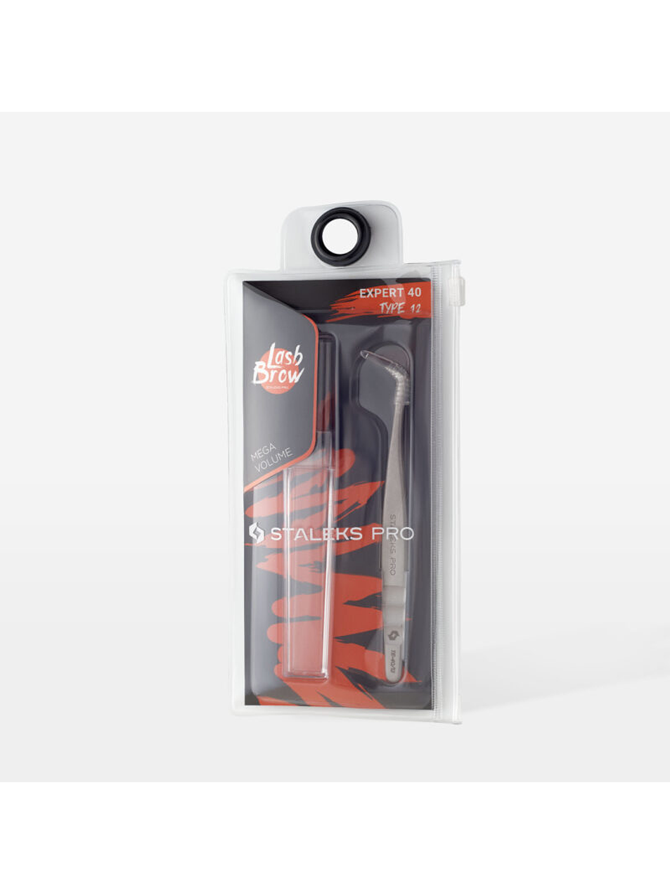 STALEKS - Pinça p/ Pestanas Profissional EXPERT 40 tipo 12 3