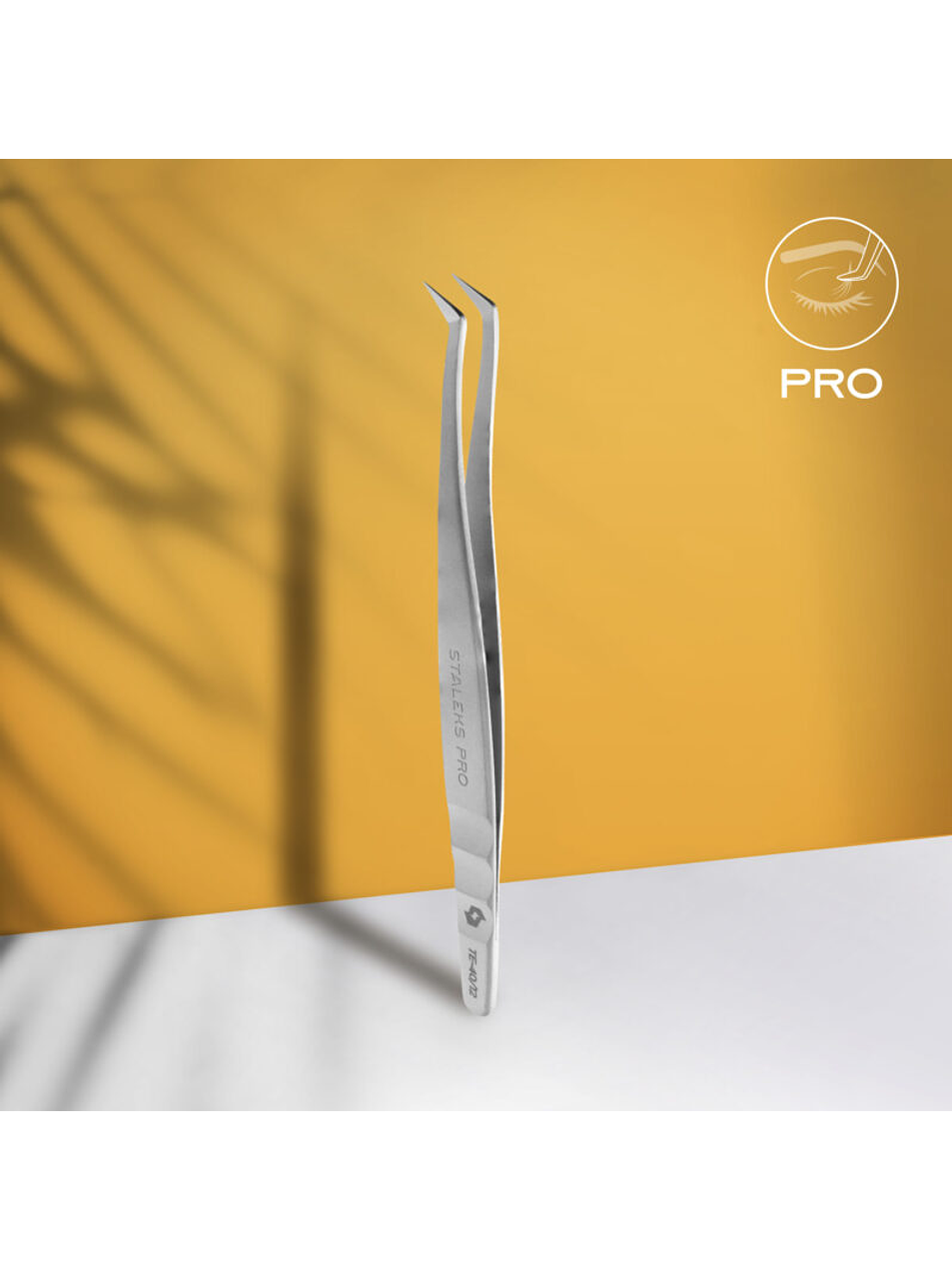 STALEKS - Pinça p/ Pestanas Profissional EXPERT 40 tipo 12 1