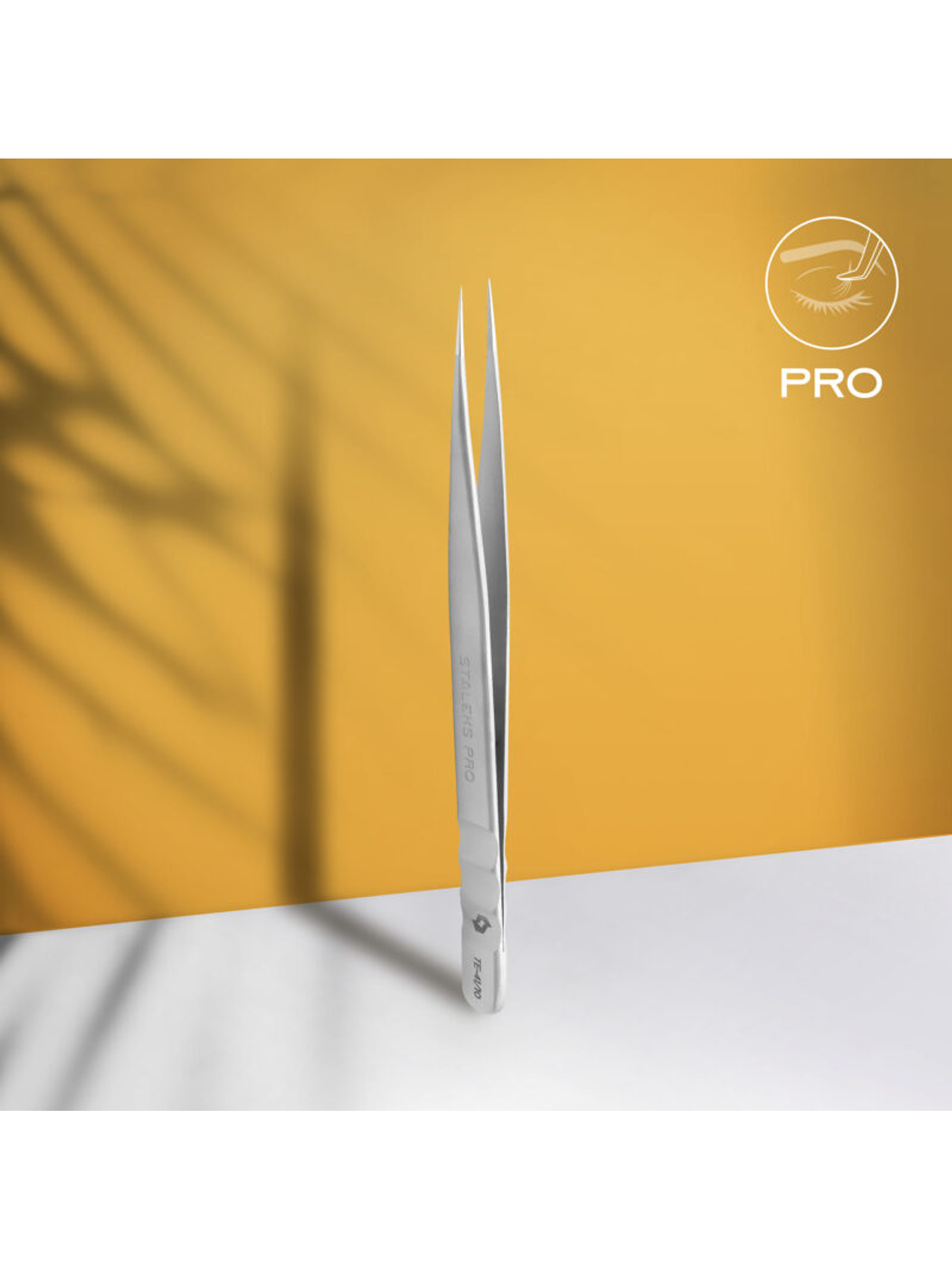 STALEKS - Pinça p/ Pestanas Profissional EXPERT 41 tipo 10 - RETA 1