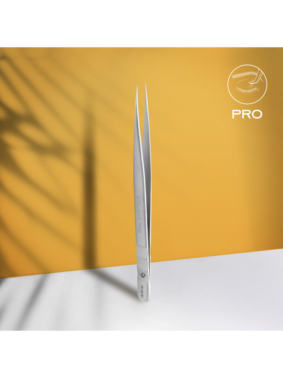 STALEKS - Pinça p/ Pestanas Profissional EXPERT 41 tipo 10 - RETA 1