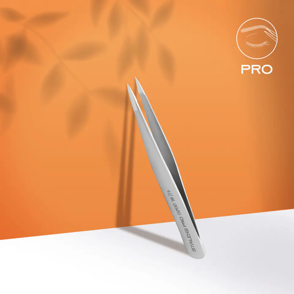 STALEKS - Pinça p/ Sobrancelhas EXPERT 10 tipo 5 - pontiaguda 1