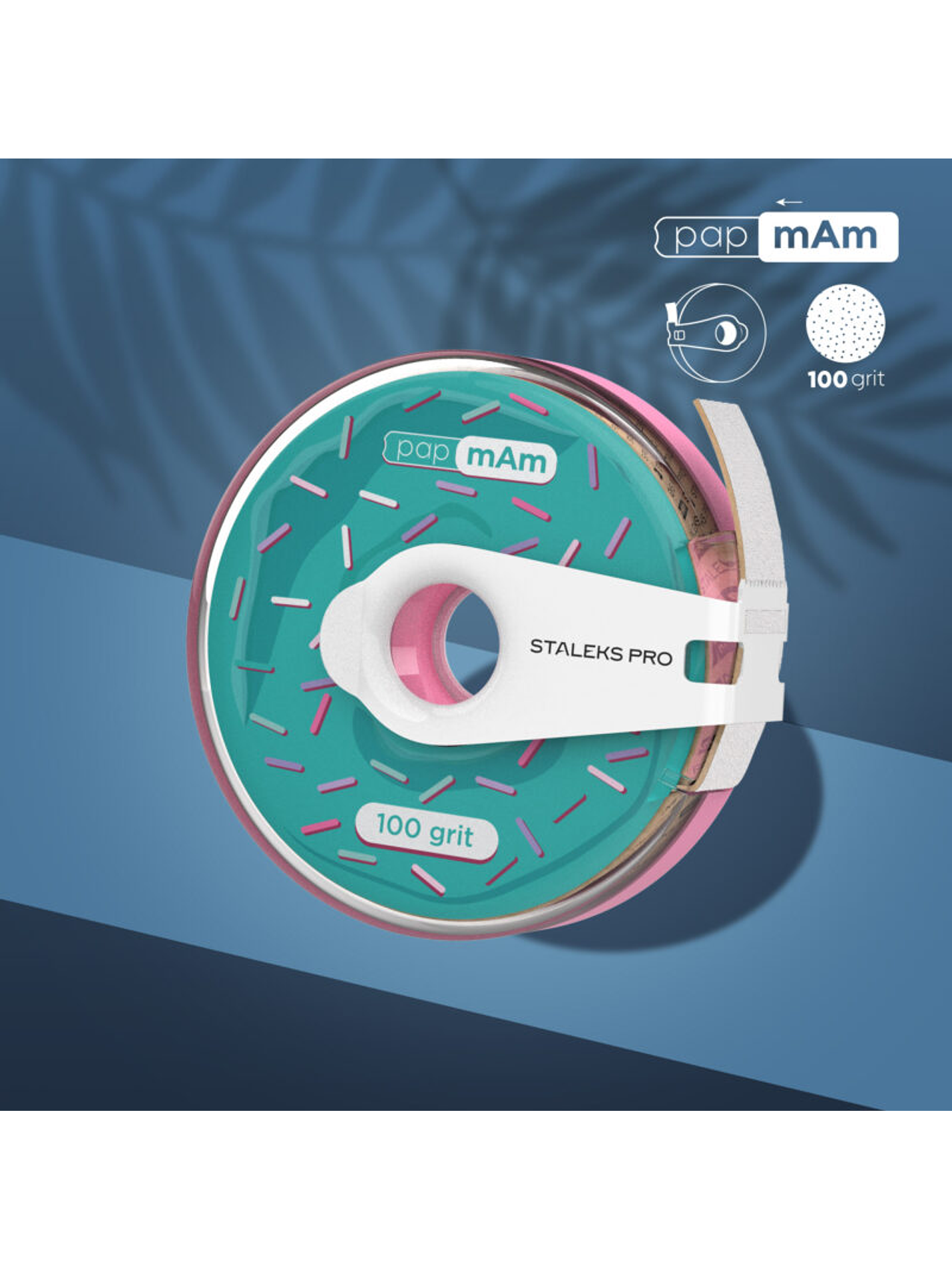 STALEKS - Bobina de Plástico c/Donut de Lima Descartável papmAm grão 100 1