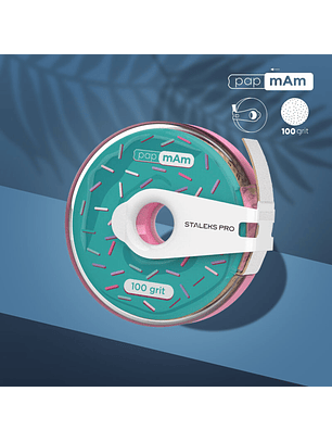 STALEKS - Bobina de Plástico c/Donut de Lima Descartável papmAm grão 100