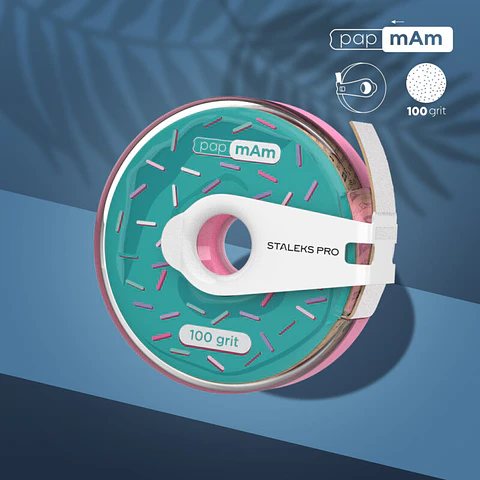 STALEKS - Bobina de Plástico c/Donut de Lima Descartável papmAm grão 100