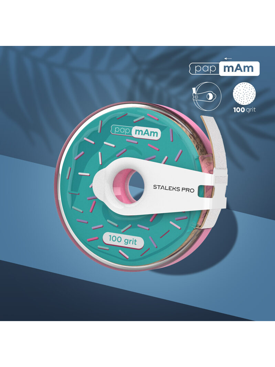 STALEKS - Bobina de Plástico c/Donut de Lima Descartável papmAm grão 100 1