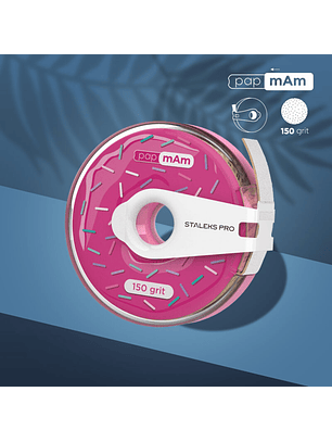 STALEKS - Bobina de Plástico c/Donut de Lima Descartável papmAm grão 150