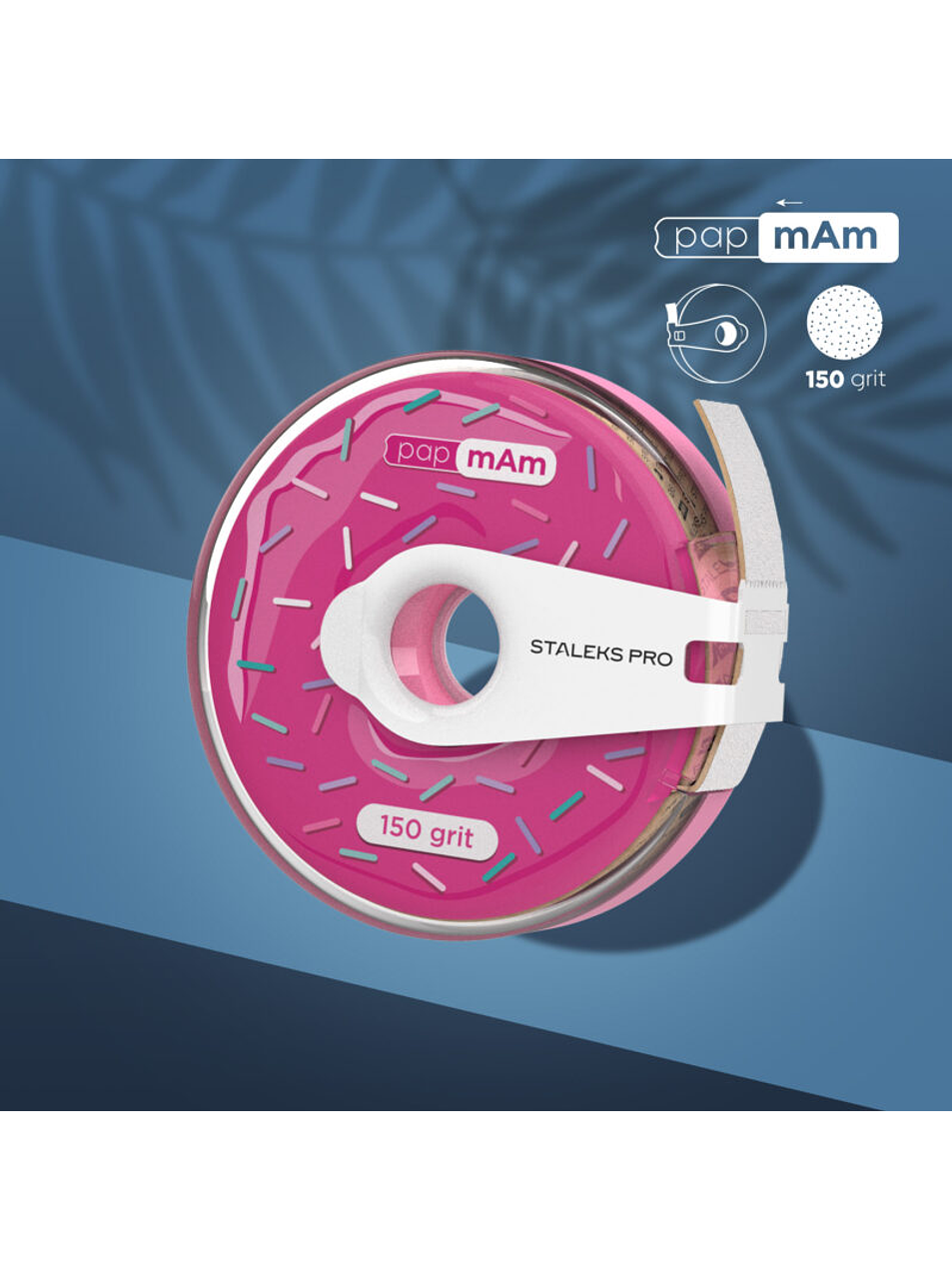 STALEKS - Bobina de Plástico c/Donut de Lima Descartável papmAm grão 150 1