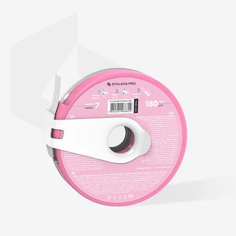 STALEKS - Bobina de Plástico c/Donut de Lima Descartável papmAm grão 180