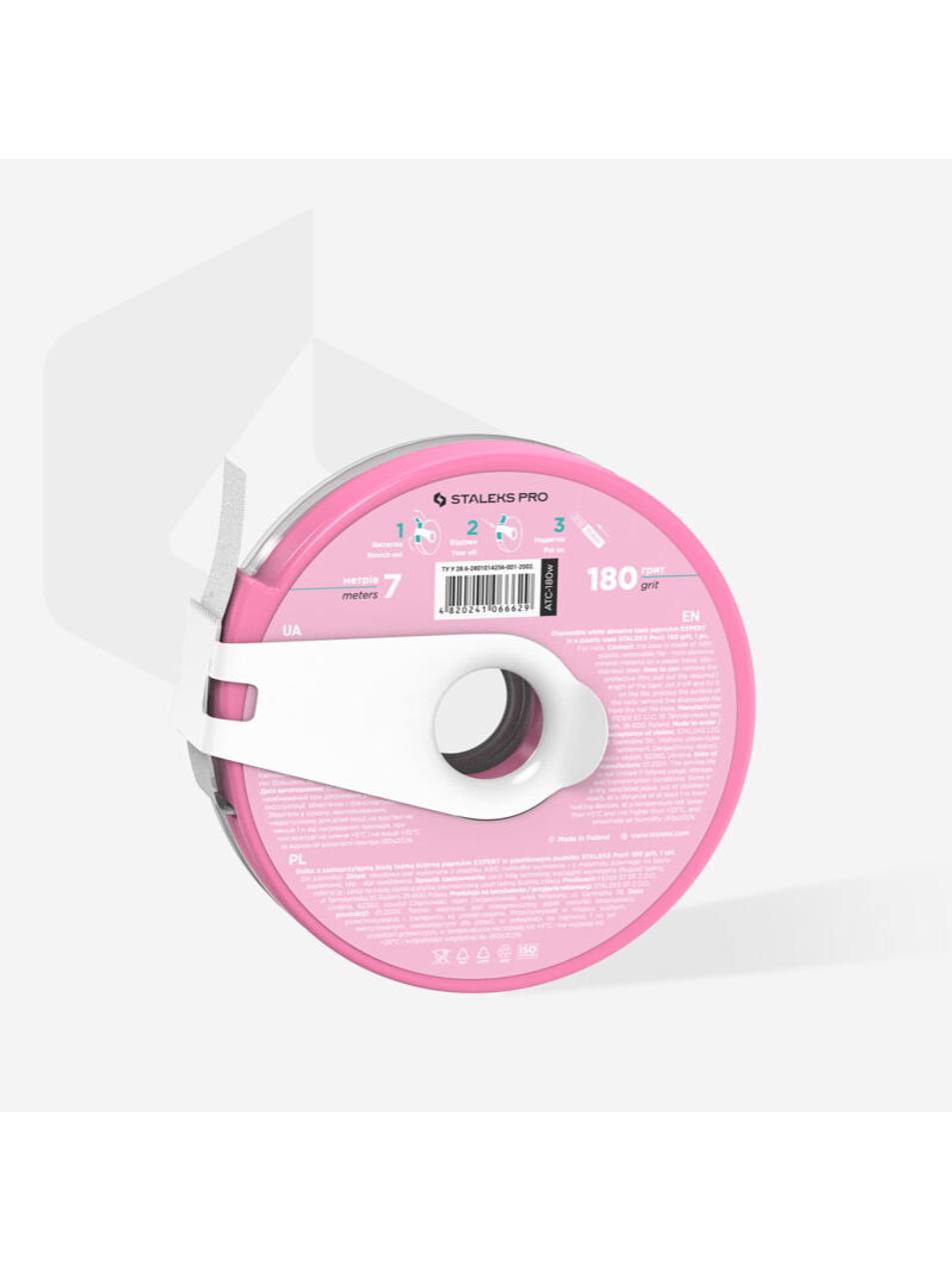 STALEKS - Bobina de Plástico c/Donut de Lima Descartável papmAm grão 180 2