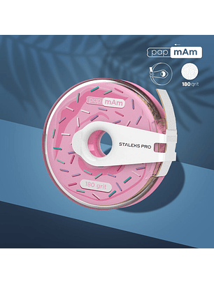 STALEKS - Bobina de Plástico c/Donut de Lima Descartável papmAm grão 180