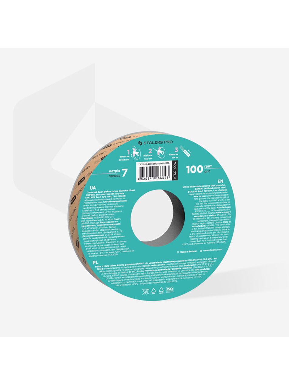 STALEKS - Recarga p/Bobina de Lima Descartável papmAm grão 100 2