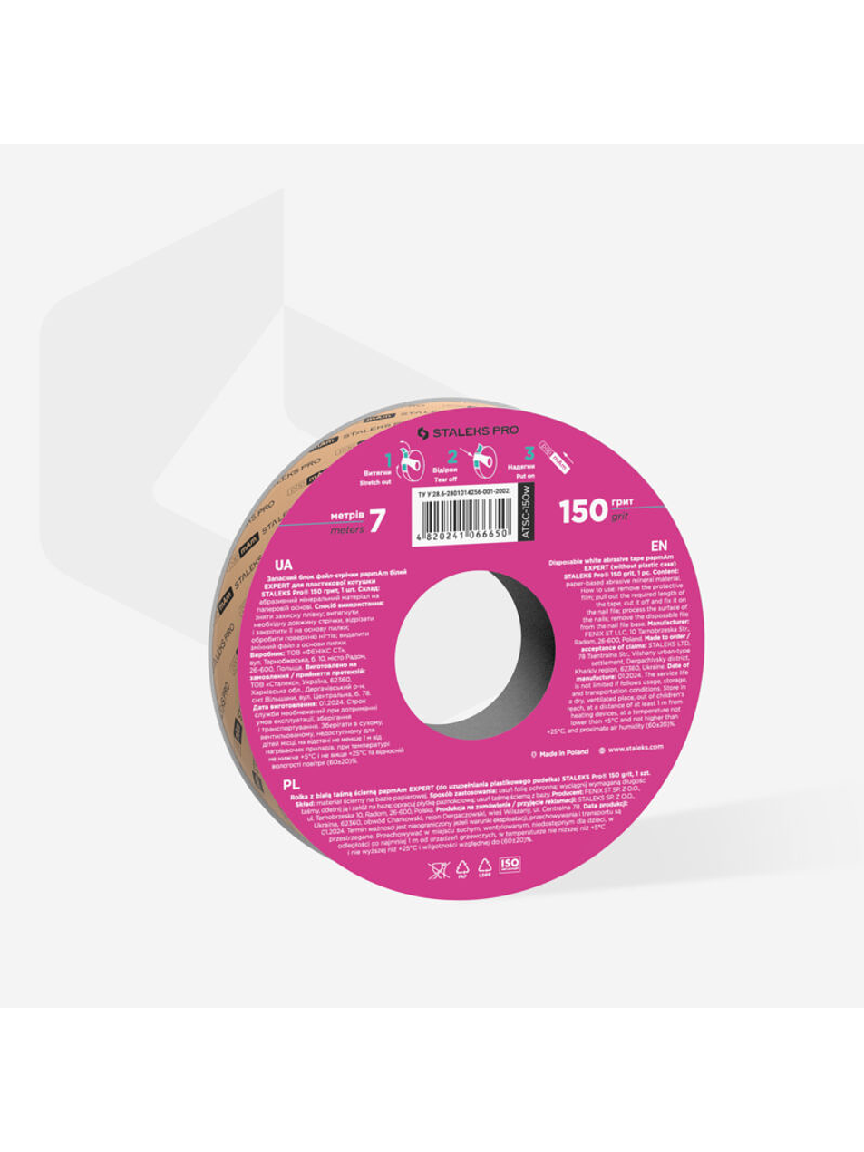 STALEKS - Recarga p/Bobina de Lima Descartável papmAm grão 150 2